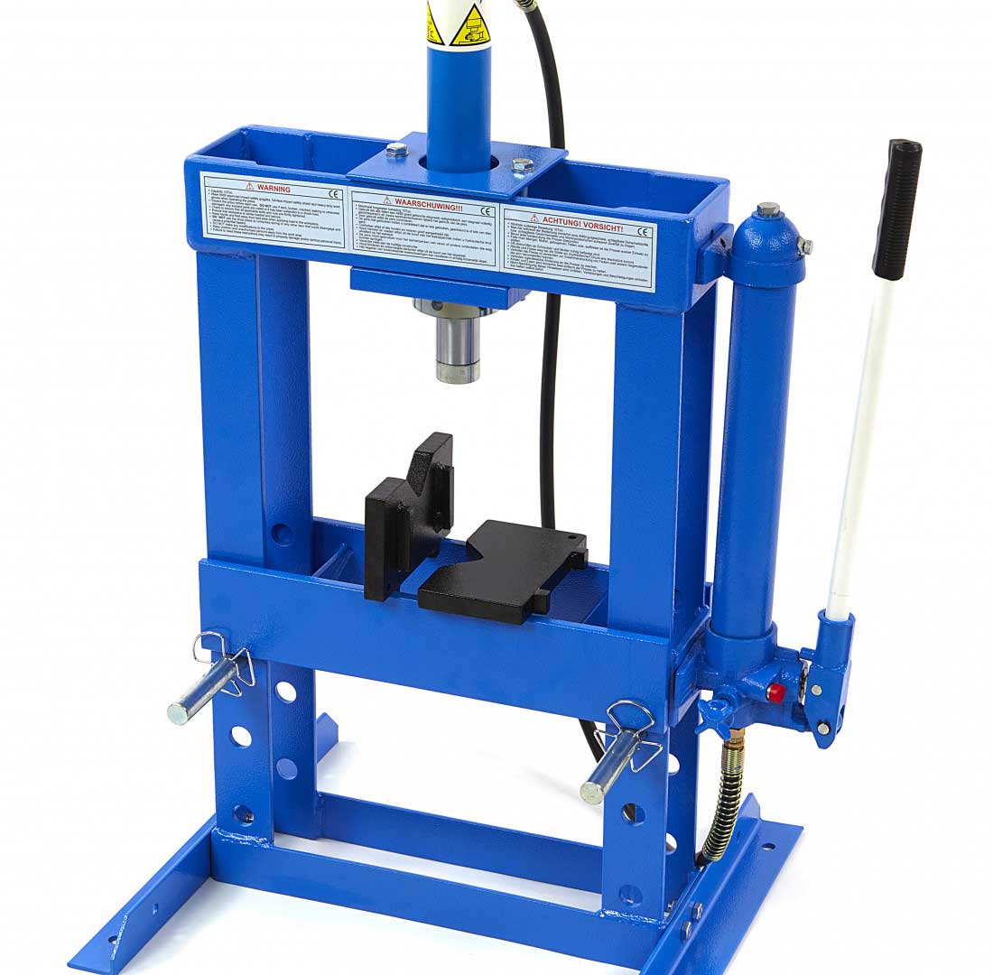 10t rámový dílenský hydraulický lis, 50 kg