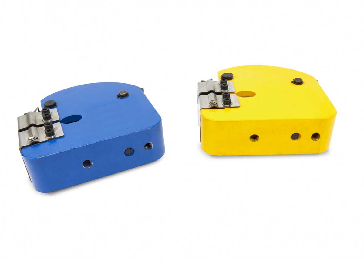 Stroje pro vytahování a zmenšování ohybů a lemů s extra hloubkou 63 mm - sada 2 stroje, 14 kg