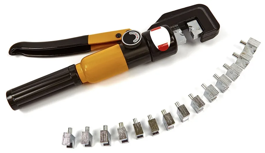 Pákové hydraulické lisovací - krimpovací kleště 6 tun , 4 - 70 mm2