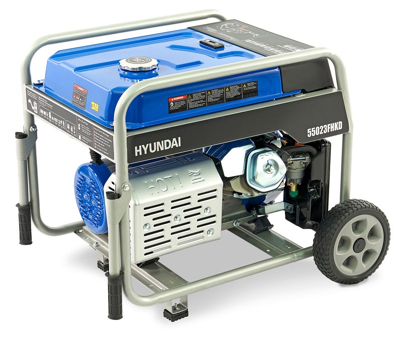 Generátor, elektrocentrála, agregát 5.5 kW, 390cc OHV benzínový motor, HYUNDAI