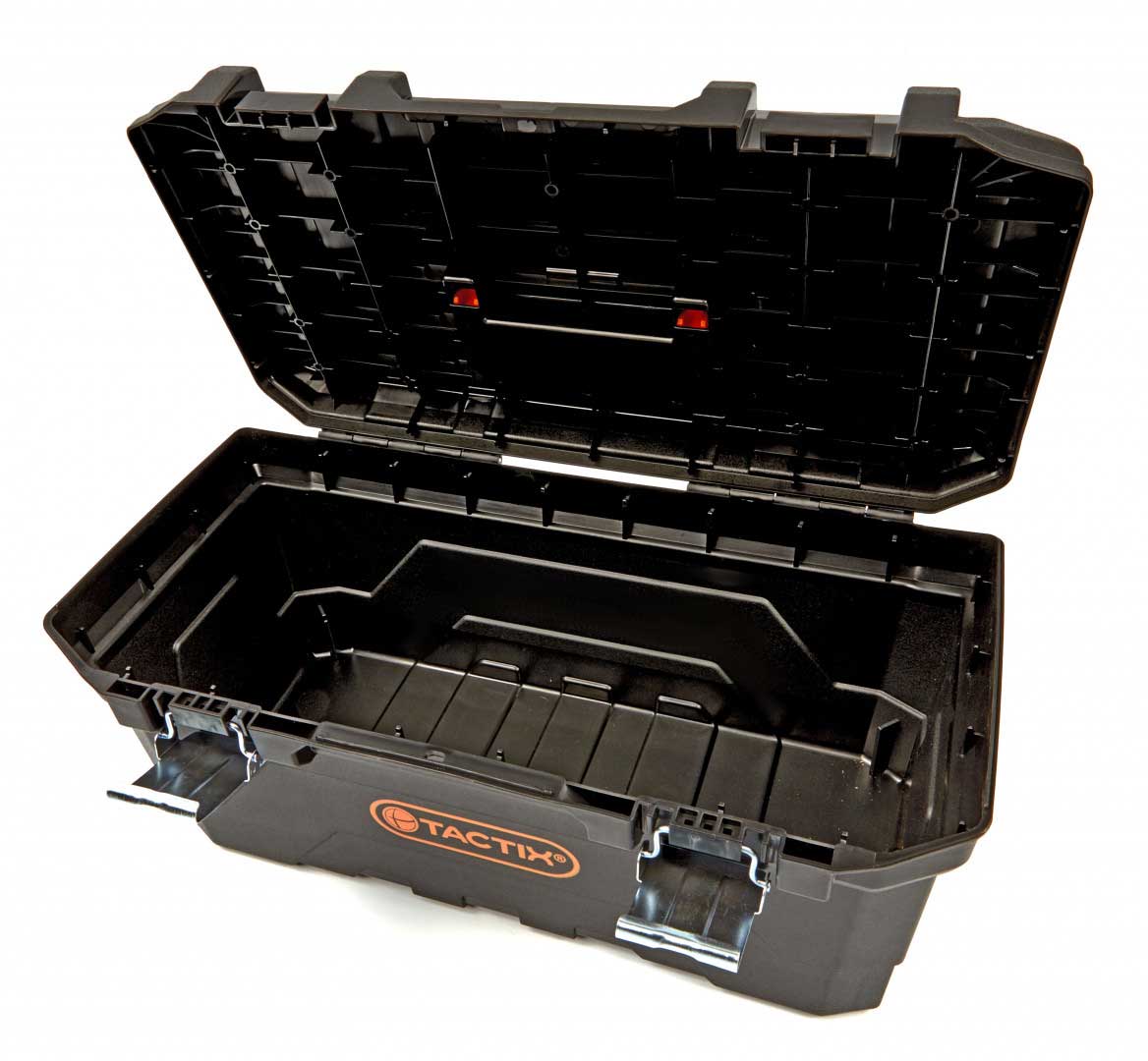 Plastový úložný kontejner kufr Tactix / box na nářadí 50 cm, 32 l