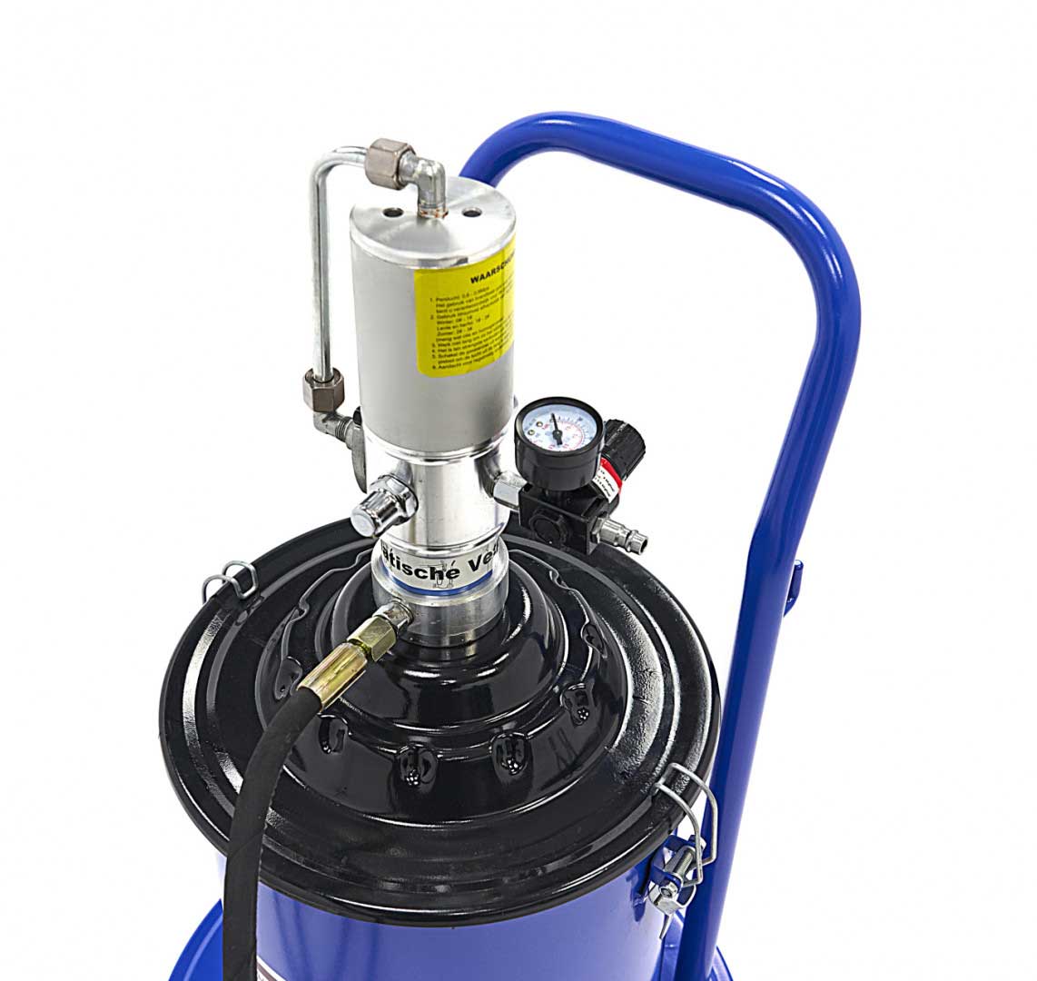 Mobilní vzduchová (pneumatická) maznice 20l, s tlakem 300 - 400 bar