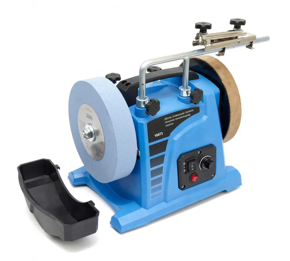 Universální bruska na nože a nástroje, 200 mm, variabilní otáčky, 8 kg