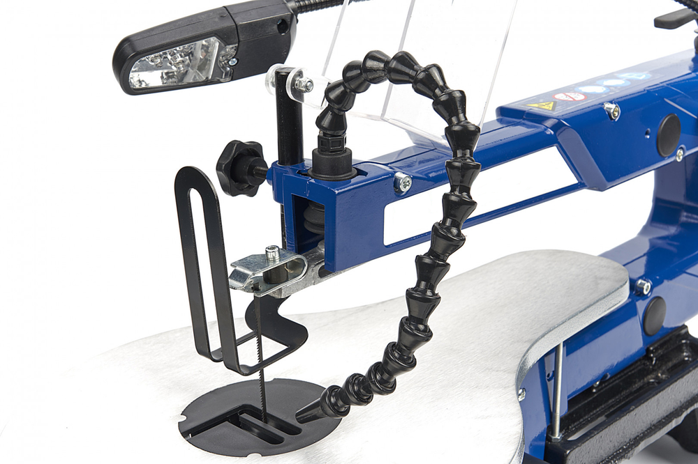 Elektrická lupínková/lupénková pila se světlem, variabilní rychlost řezání