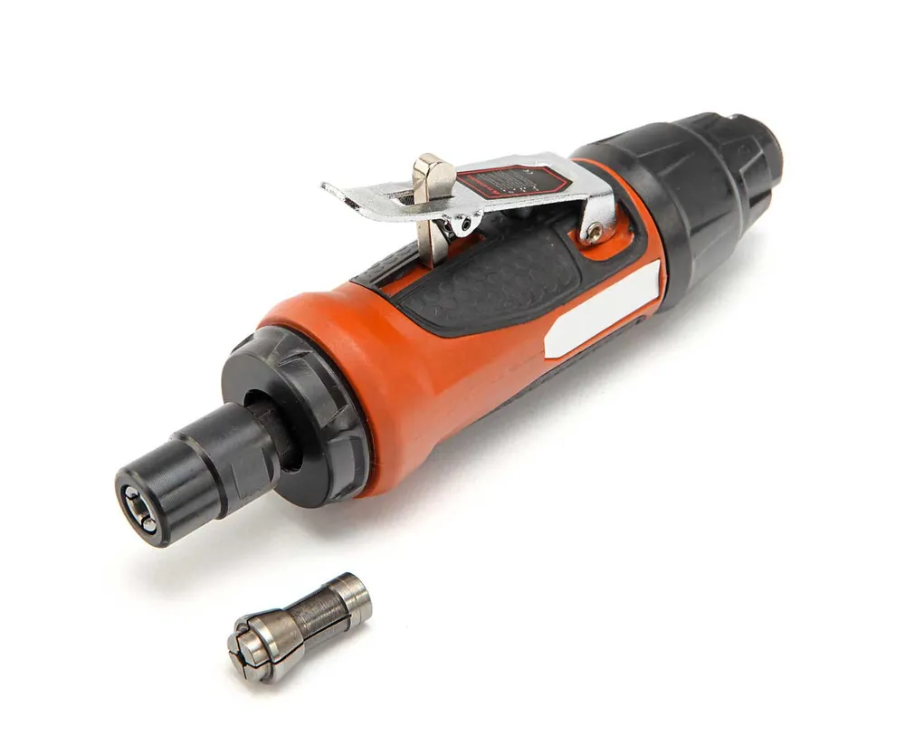 Pneumatická (vzduchová) mini bruska, variabilní otáčky, s kleštinami 3 a 6 mm, až 25 tis. ot/min