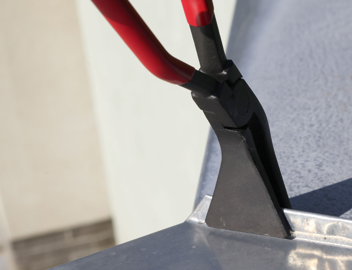 Kleště klempířské zahnuté 45°, 290 mm, Triumf