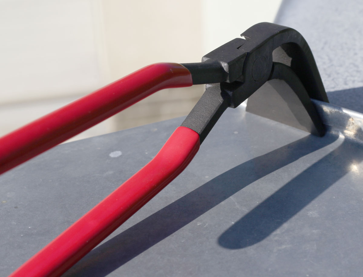 Kleště klempířské zahnuté 90°, 260 mm, Triumf