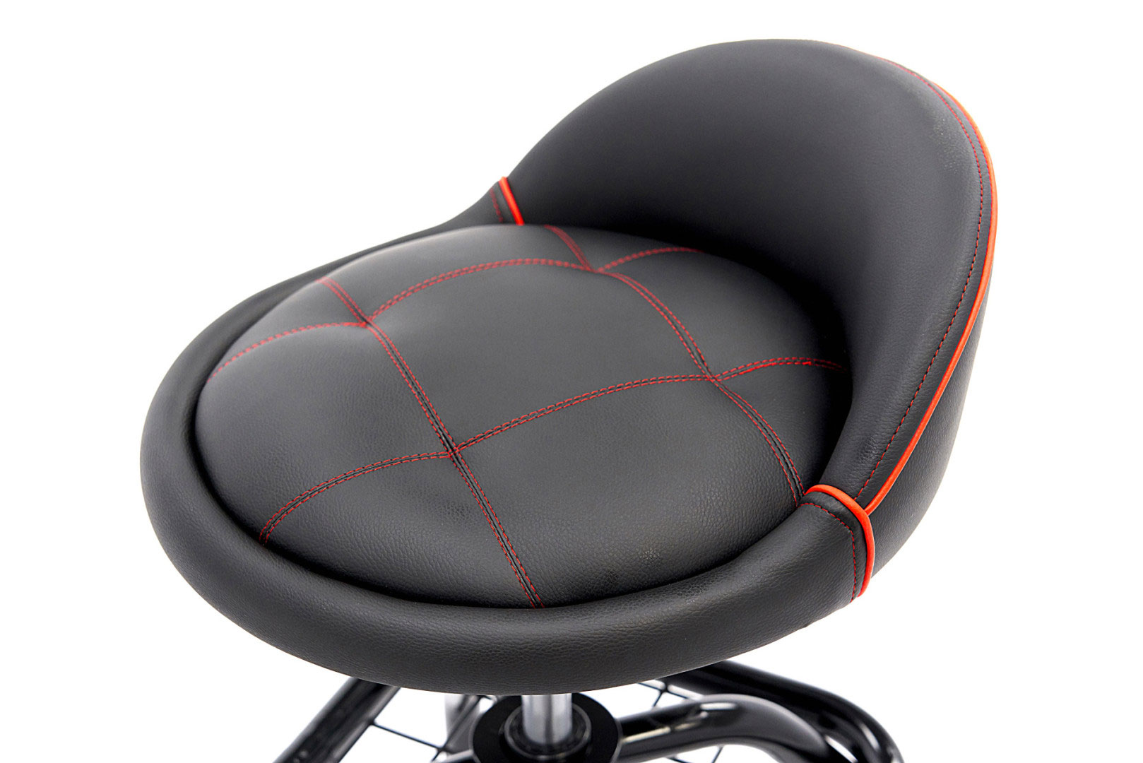 Profesionální dílenské sedátko, stavitelná výška, mobilní, plynové odpružení, zatížení více než 120kg