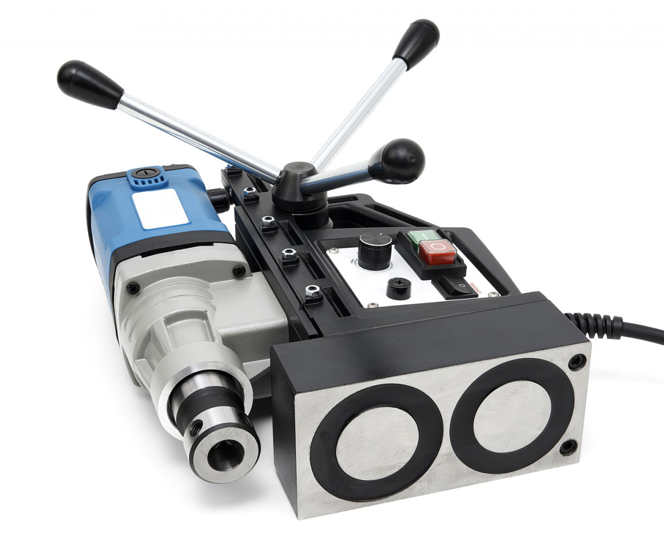 Magnetická vrtačka 50 mm - přenosná vrtačka s vario otáčkami, 13.5 kg