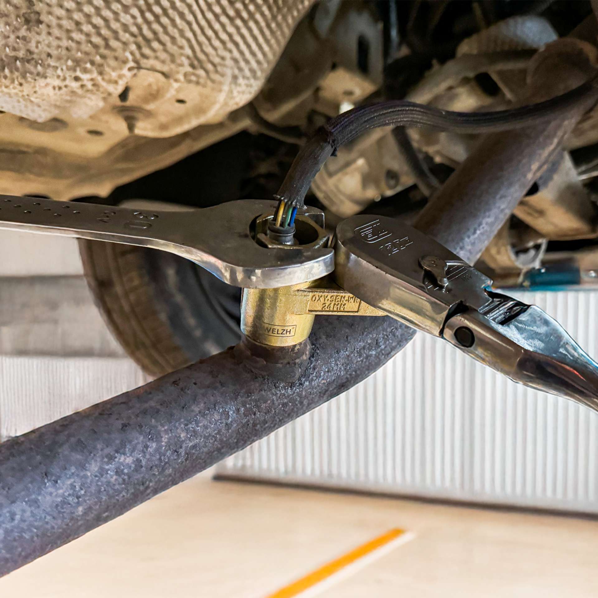 Hlavice pro kyslíkový (O2) senzor (lambda sondu), sada 5 dílů 14 - 24 mm, Welzh