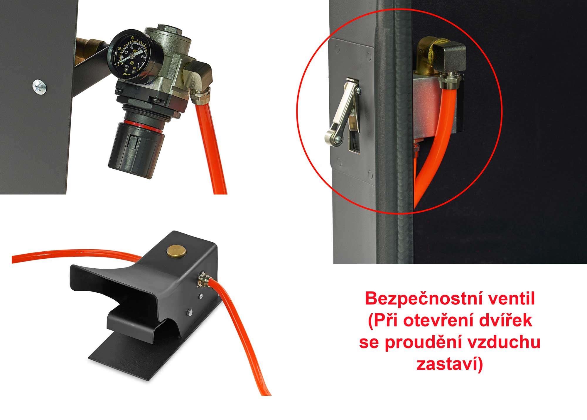 Profesionální pískovací box SBC 1200 s odsáváním - kabina pro tryskání (pískovačka)