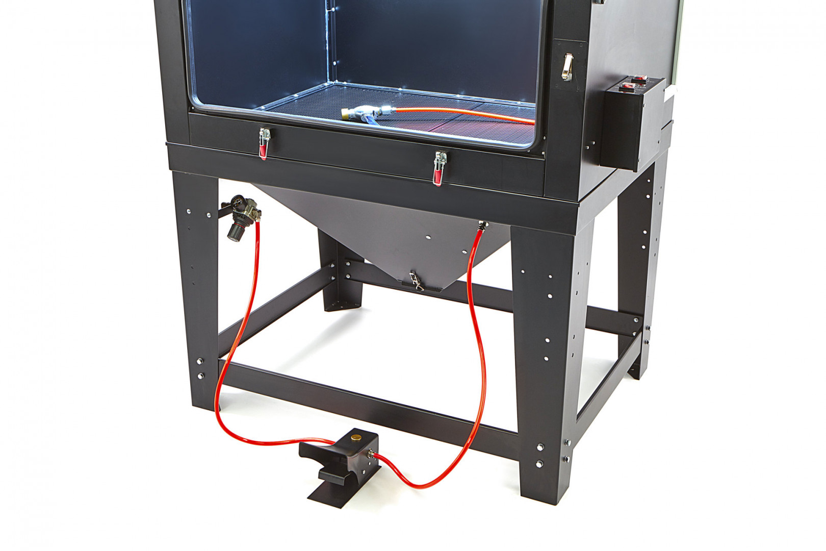 Profesionální pískovací box SBC 990 s odsáváním - kabina pro tryskání (pískovačka)