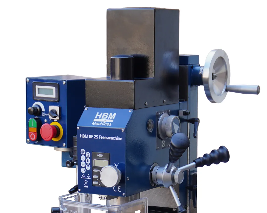 HBM BF 30 - frézka na kov, vario otáčky, kužel ISO 30, 220 kg