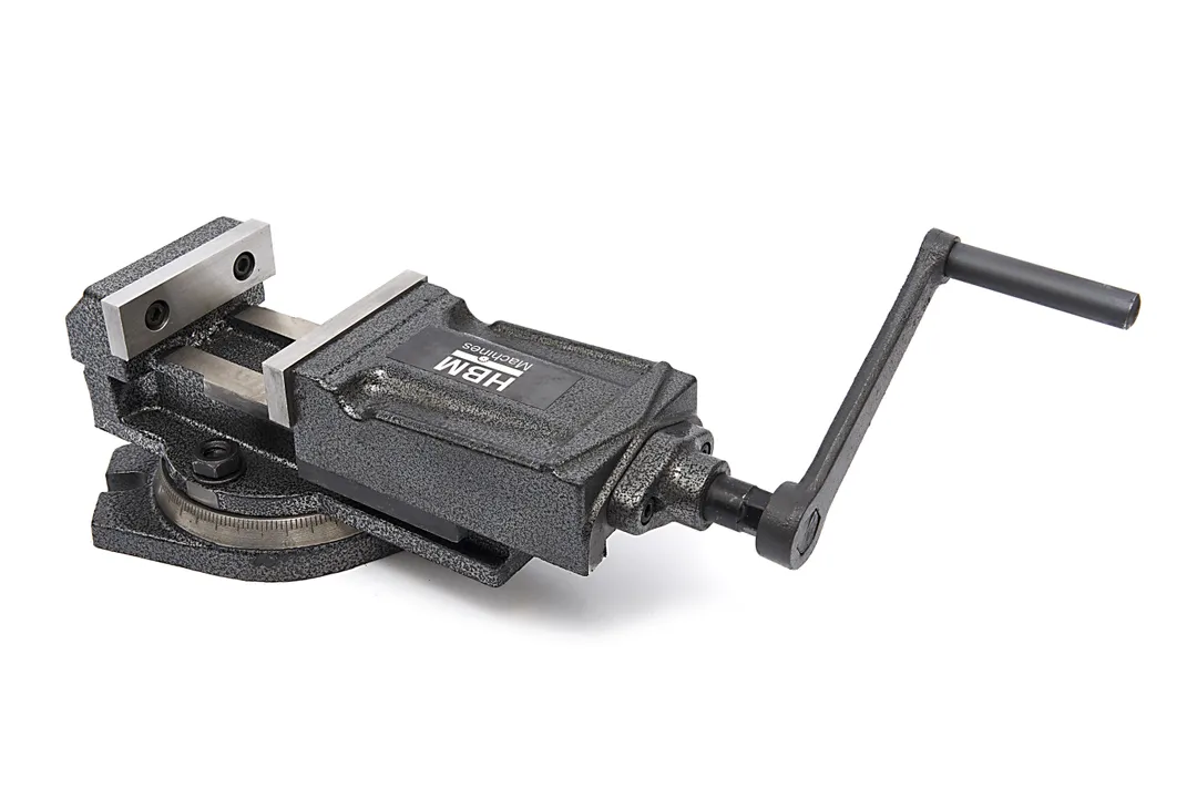 Litinový strojní svěrák 60 mm odnímatelnou otočnou základnou pro strojní obrábění, 5 kg