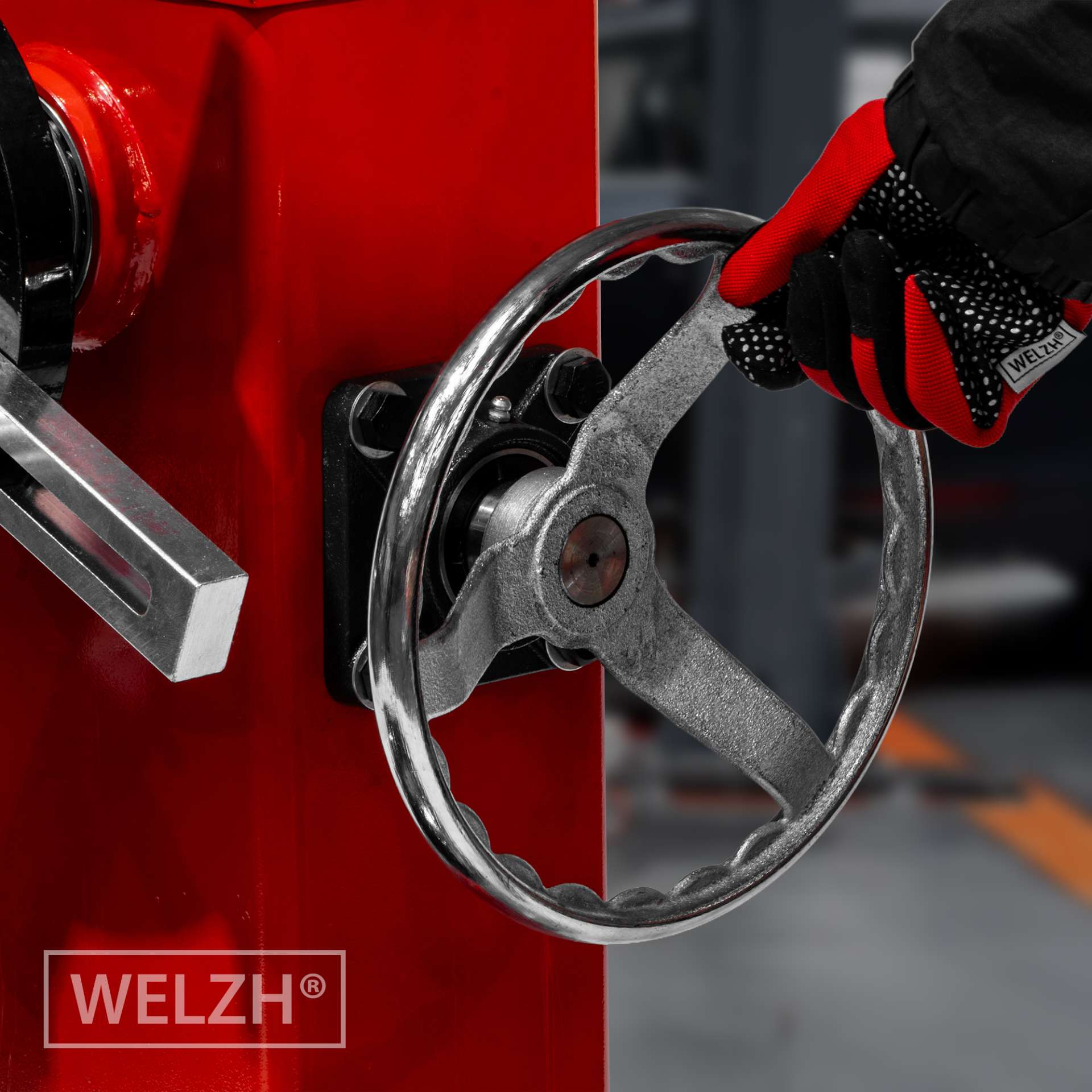 Robustní a odolný otočný stojan na motor, nosnost až 800 kg, Welzh