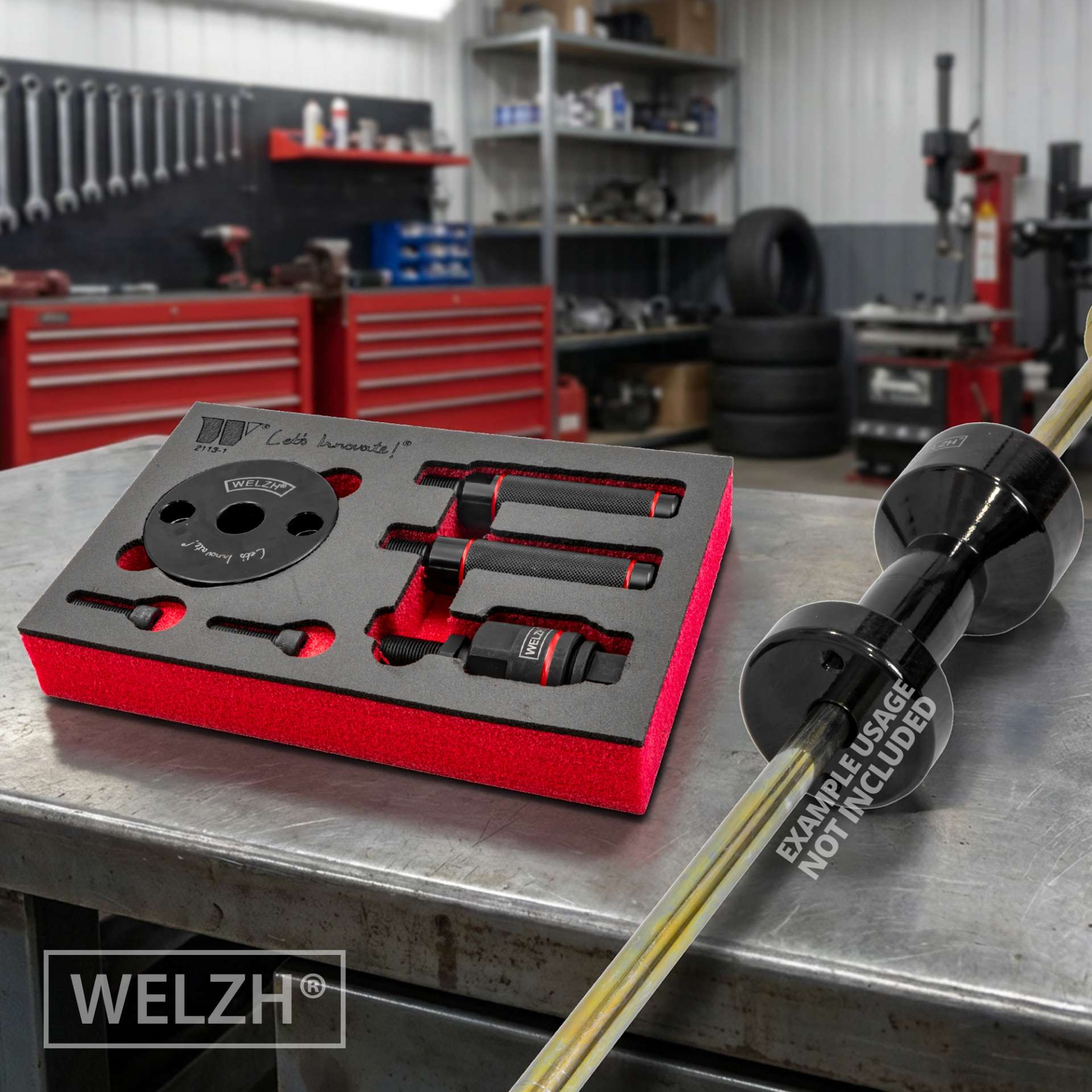 Rozšiřující sada ke kluznému (reverznímu) kladivu pro vysoké zatížení, Welzh