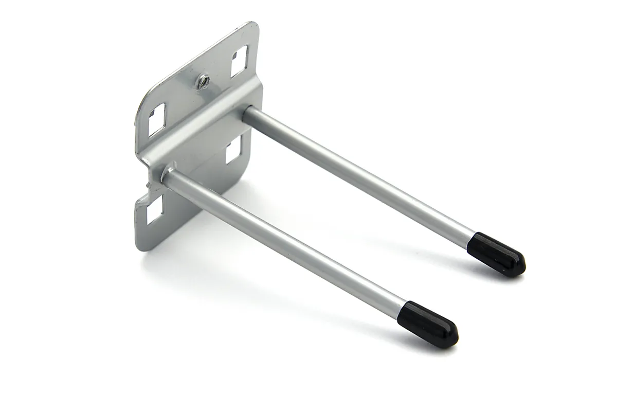 45dílná sada háčků poliček, držáků pro dírkovaný panel