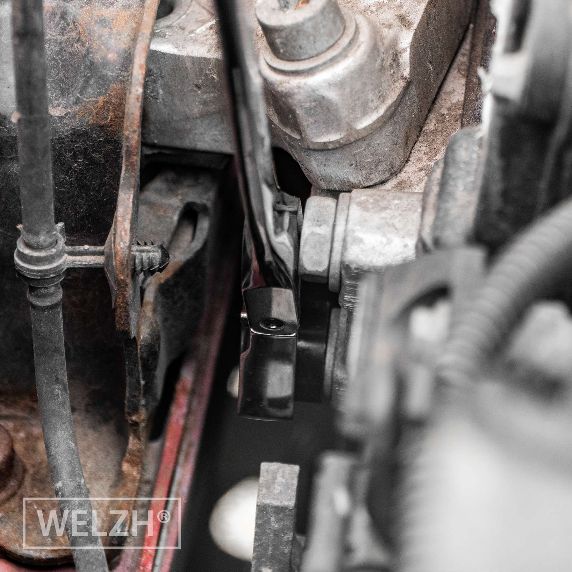 Klíče očkové ráčnové 8 - 24 mm, výkyvné, extra dlouhé, sada 8 dílů, Welzh