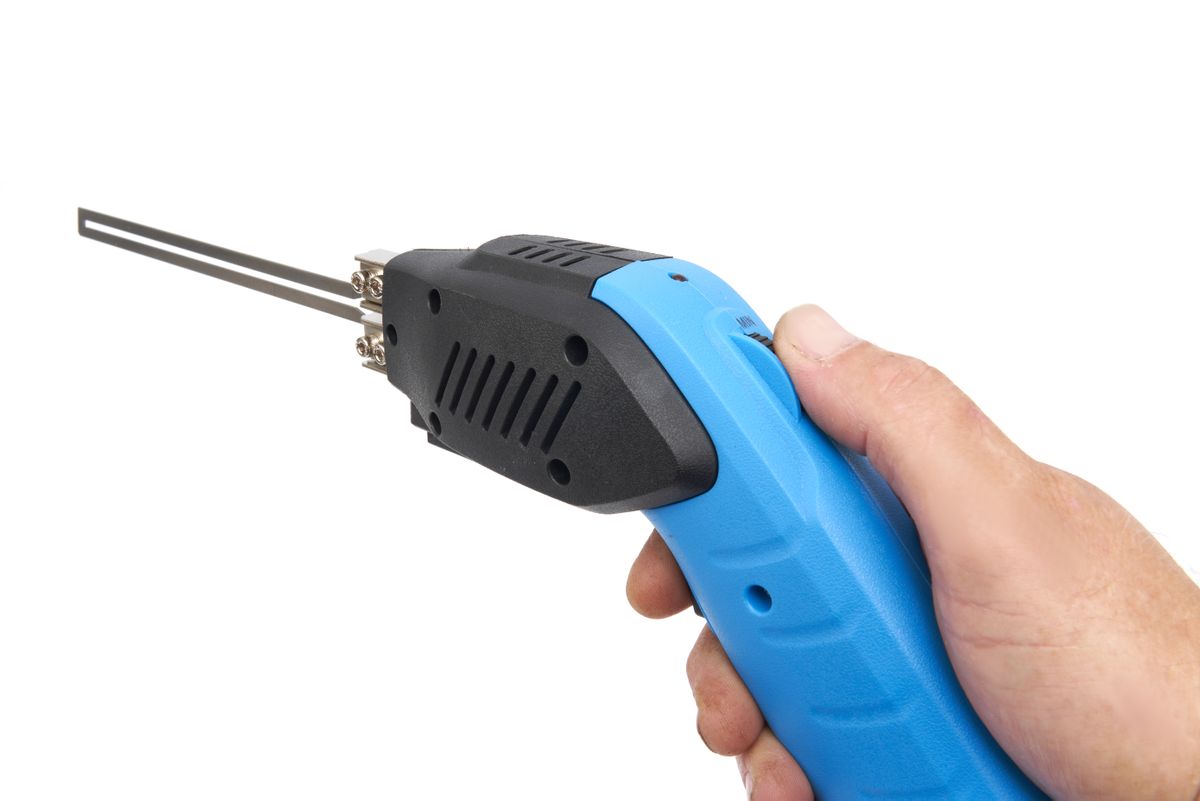 Elektrická polystyrenová řezačka s vyměnitelnými noži a nastavitelnou teplotou, 220W