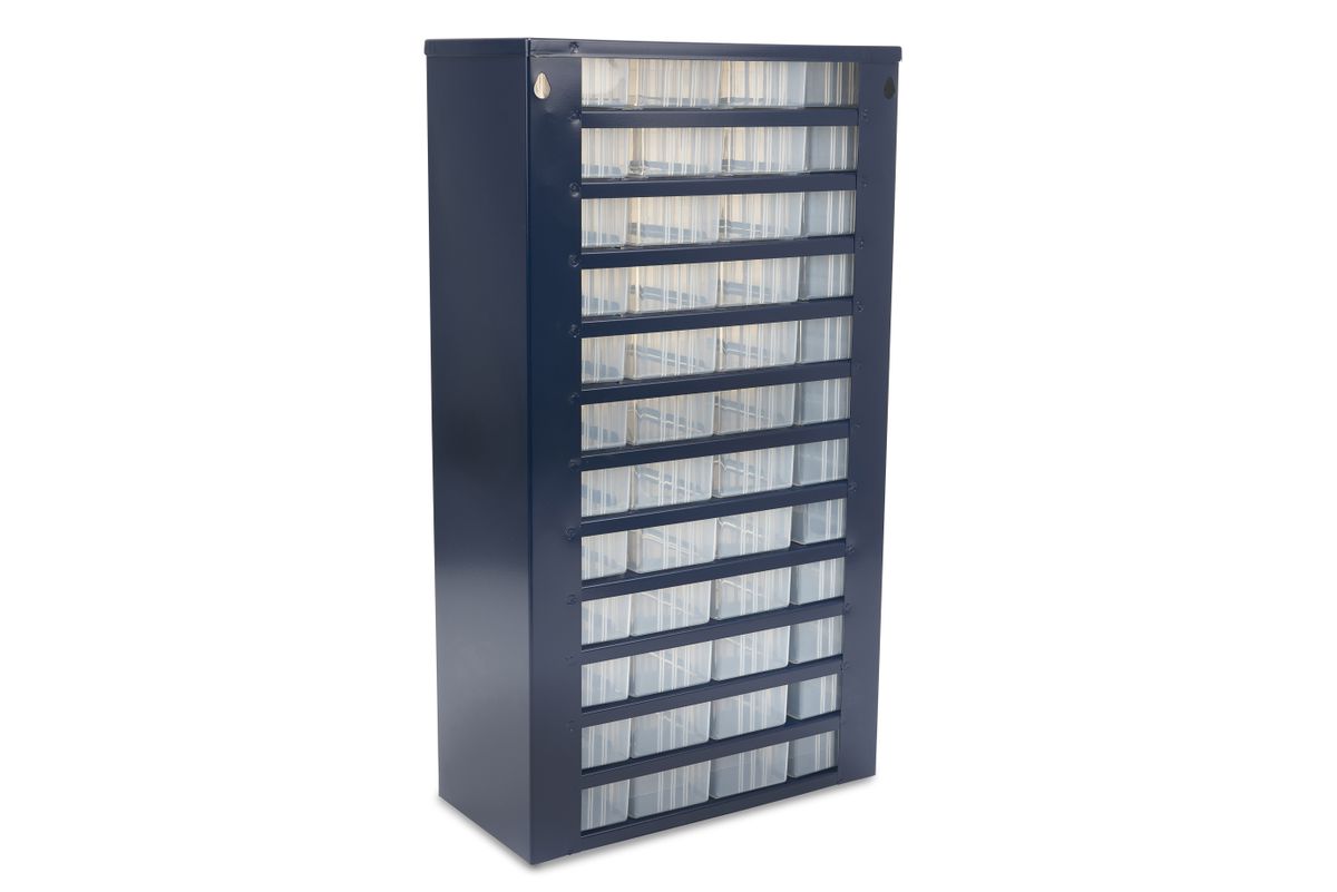 Kovový úložný box s 48 zásuvkami 15 x 55,2 x 30,6 cm