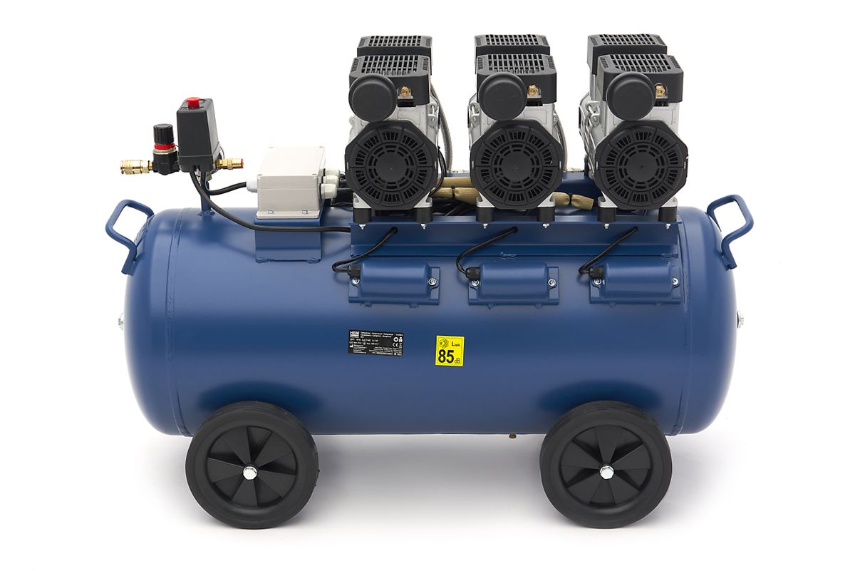 Tichý kompresor, 3HP, 90l, HBM