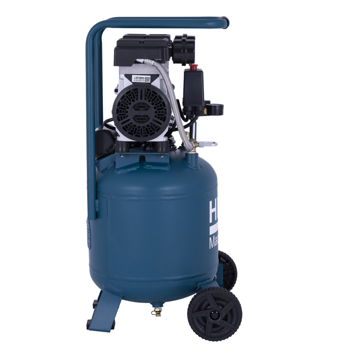 Tichý vertikální kompresor, 1HP, 24l, HBM