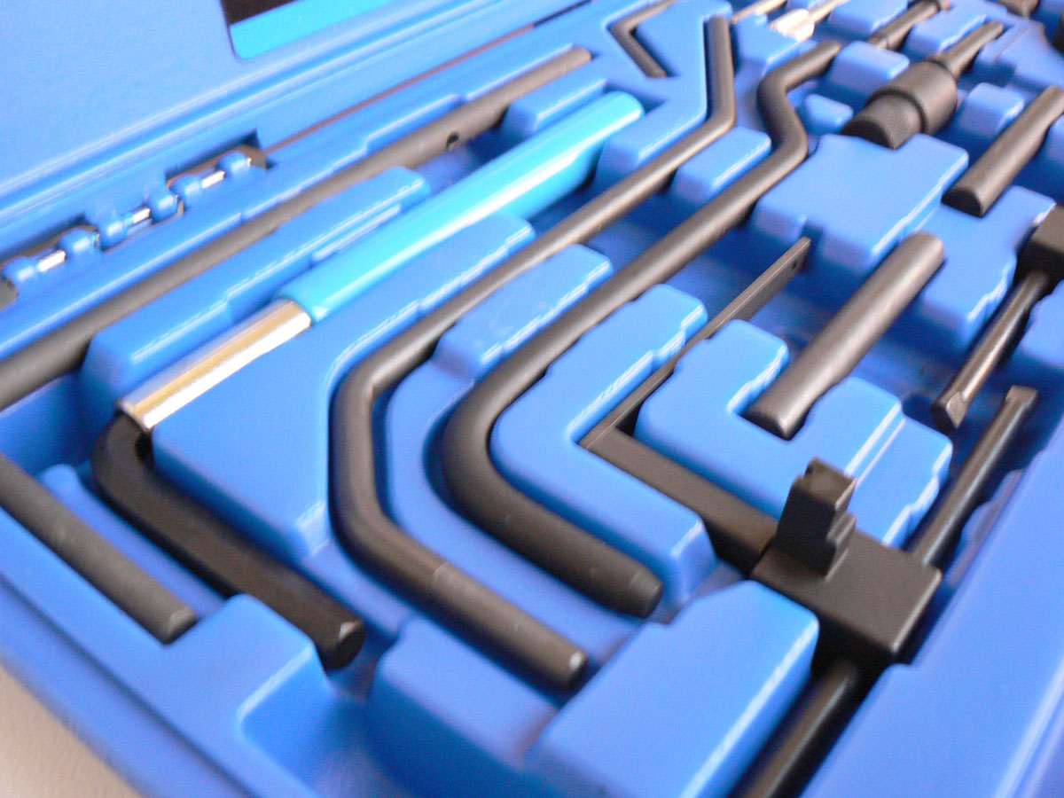 Aretační přípravky na rozvody Peugeot a Citroen, sada 36 dílů, Condor Werkzeug