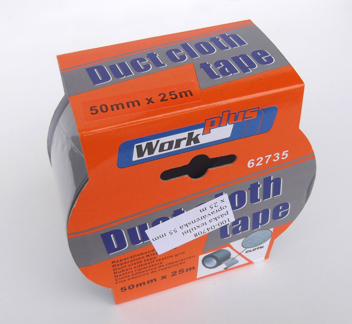 Páska textilní opravárenská 50 mm x 25 m, Work Plus
