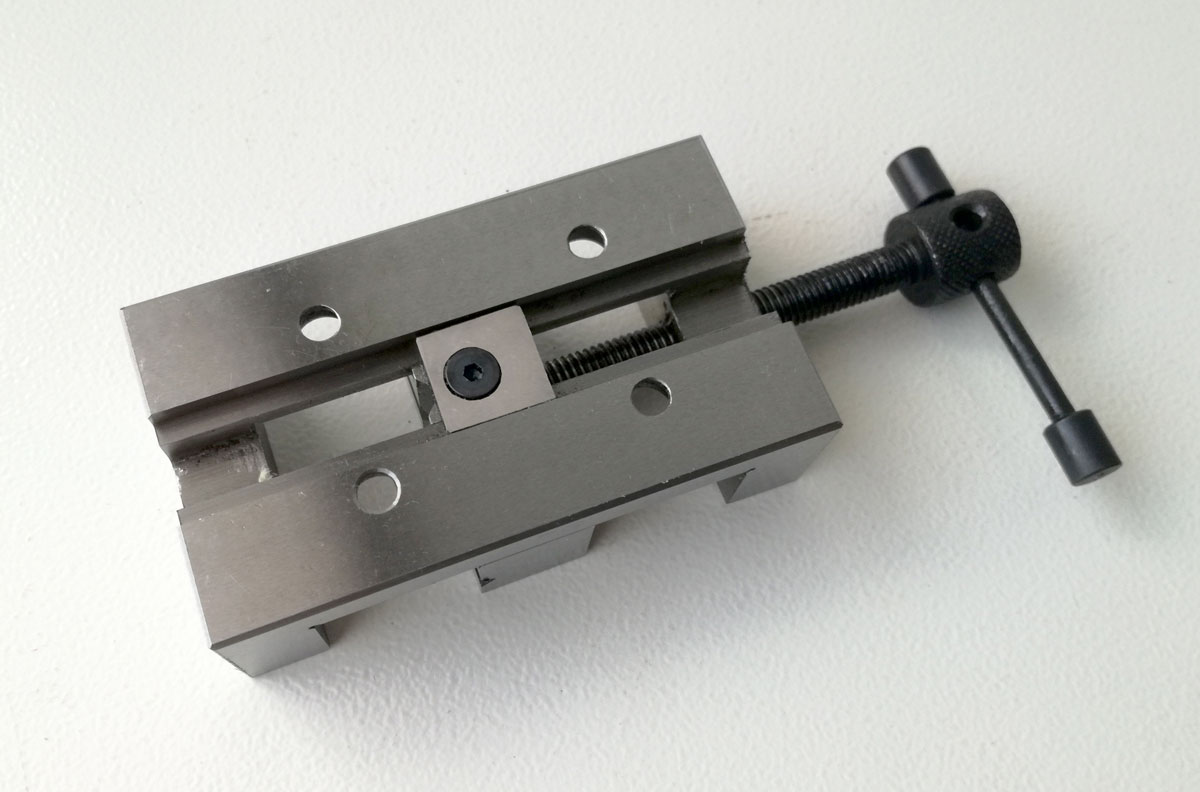 Strojní svěrák pro frézovací přípravek do soustruhu - šířka čelistí 50 mm, Warco