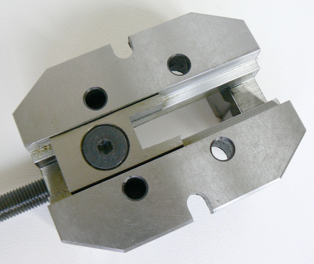 Strojní svěrák pro frézovací přípravek do soustruhu - šířka čelistí 60 mm, Warco