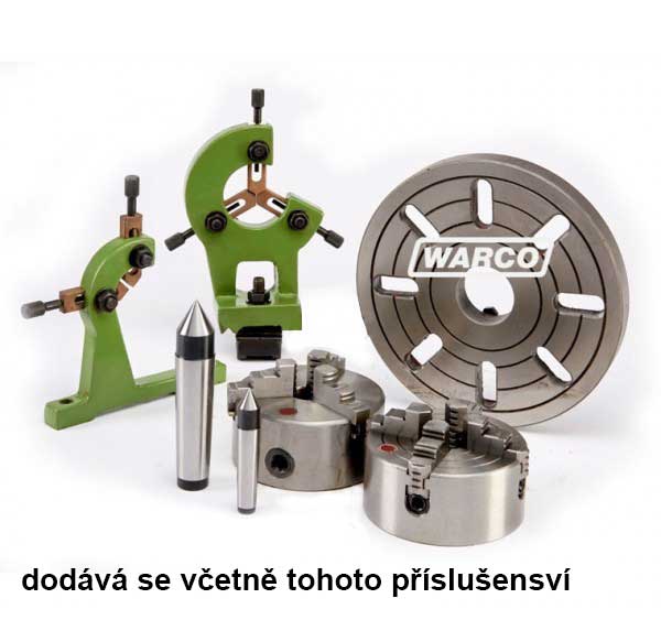 Warco WM 280V, stolní soustruh, variabilní otáčky, AC motor s invertorem, 210kg