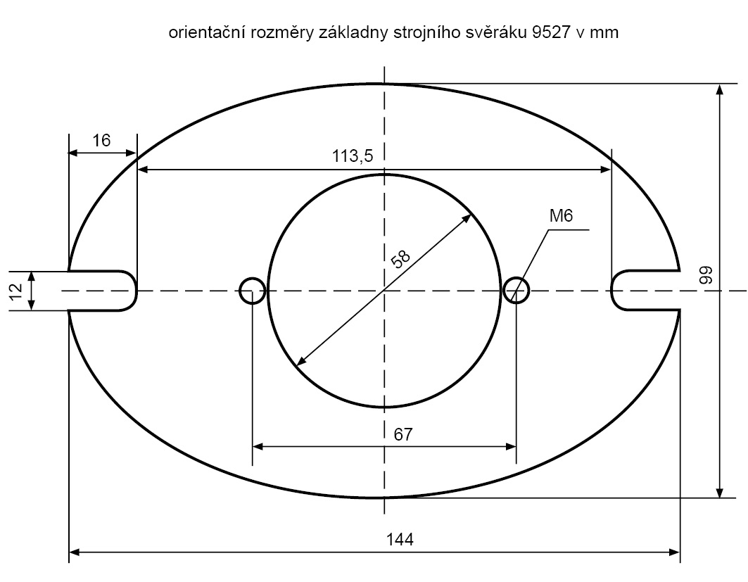 Samostředící strojní svěrák s odnímatelnou otočnou základnou čelisti 50 mm, Warco
