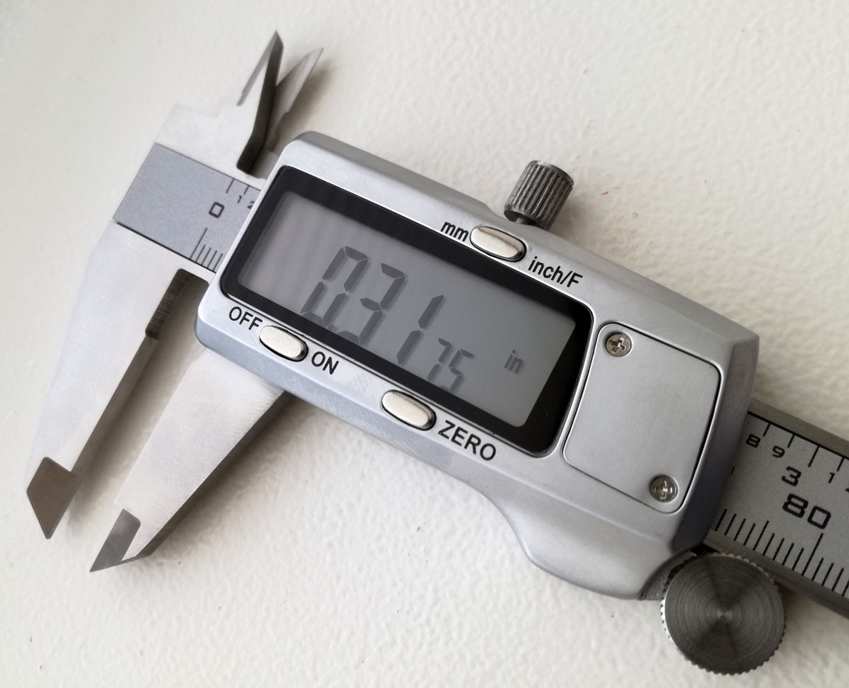 Měřítko posuvné digitální 150 mm, mm/inch, kovové tělo, palcové zlomky, Warco