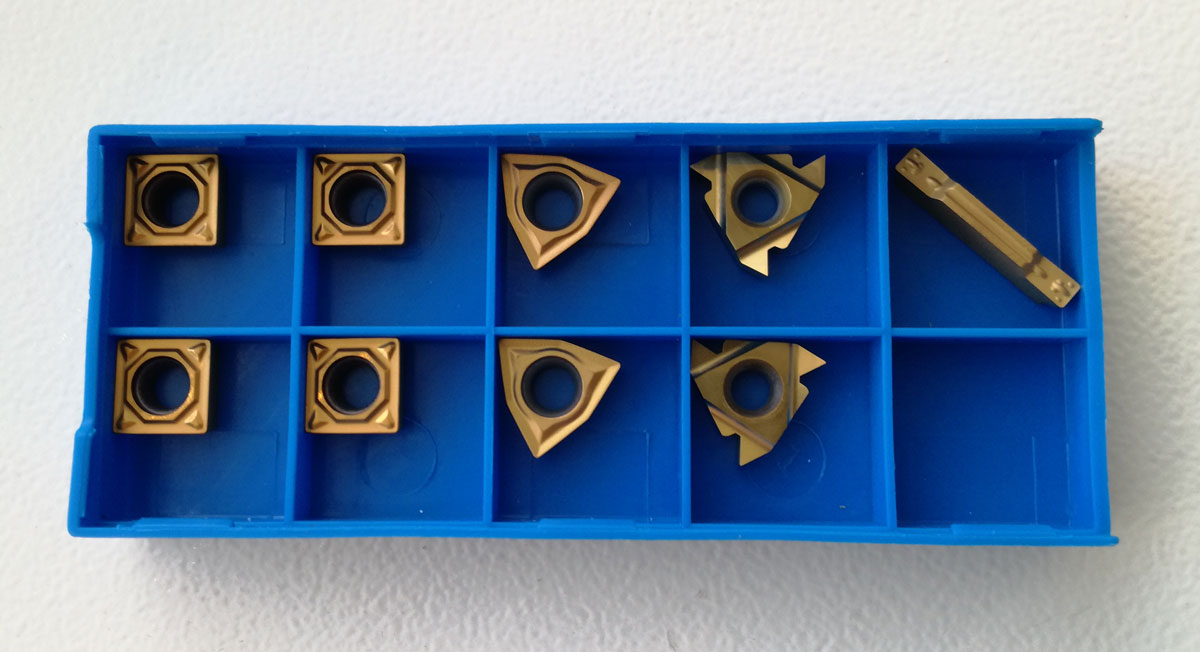 Výměnné plátky VBD pro 16 mm soustružnické nože - sada 9 ks