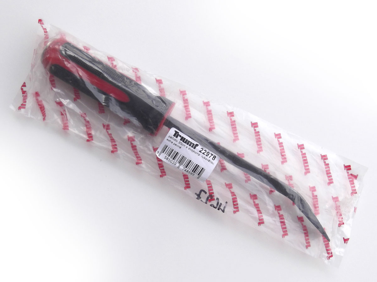 Páčidlo 450 mm se čtyřhranným dříkem a dvoukomp. rukojetí - extra pevné, Triumf