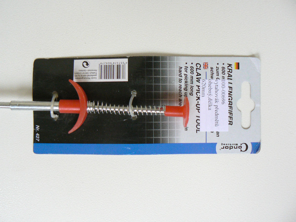 Vytahovák předmětů, 4 čelisti, průměr 9 mm, délka 620 mm, ohebný, Condor Werkzeug