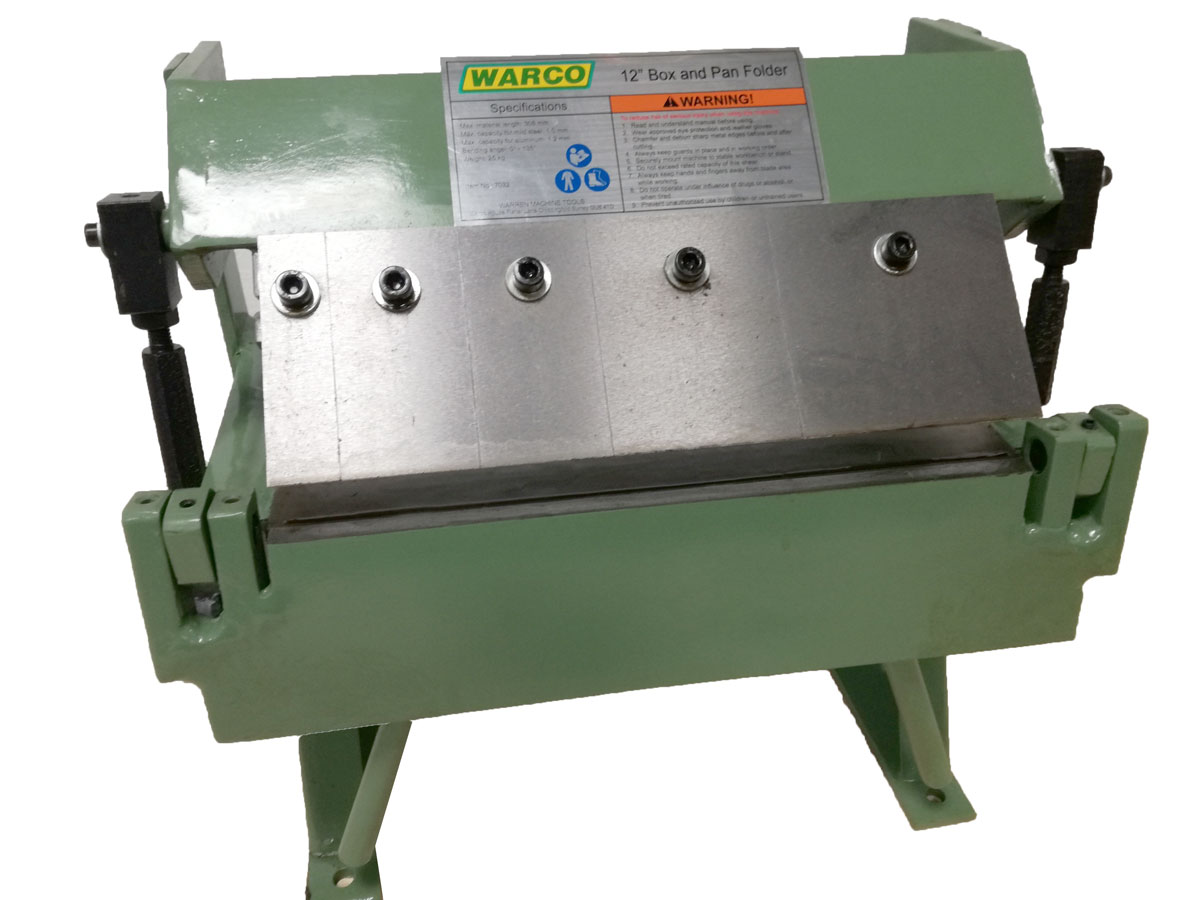 12" segmentová ohýbačka plechu (305 mm), Warco