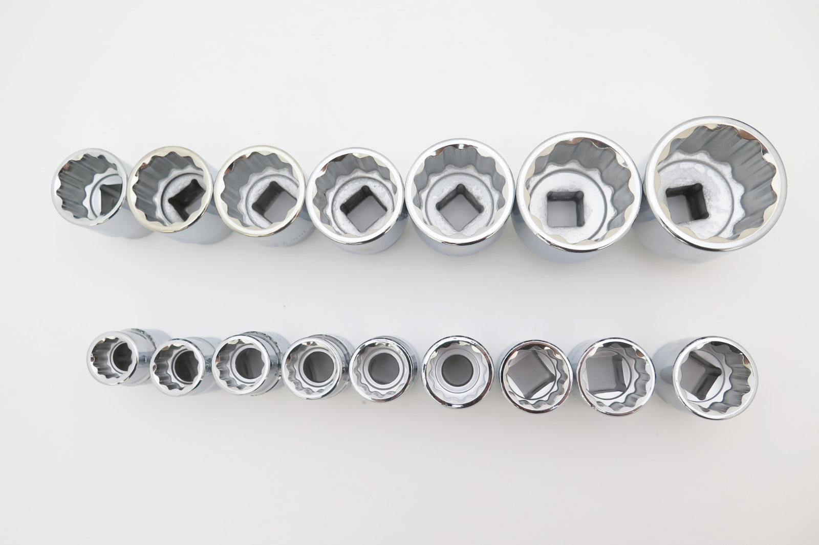 Gola sada 3/4", 12 hran 19 - 50 mm, CrV, 21 dílů, Welzh