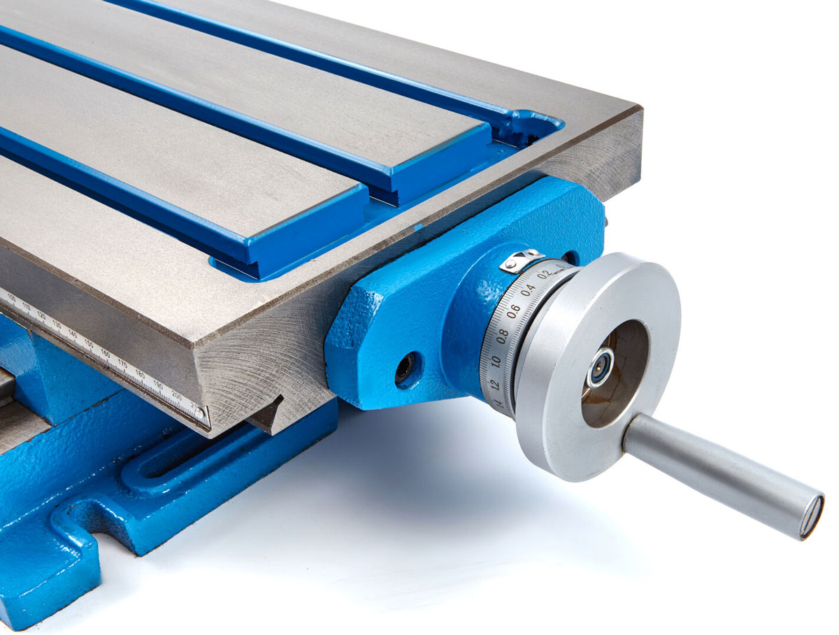 Křížový stůl 430 x 240 mm pro frézování nebo vrtání, 43 kg