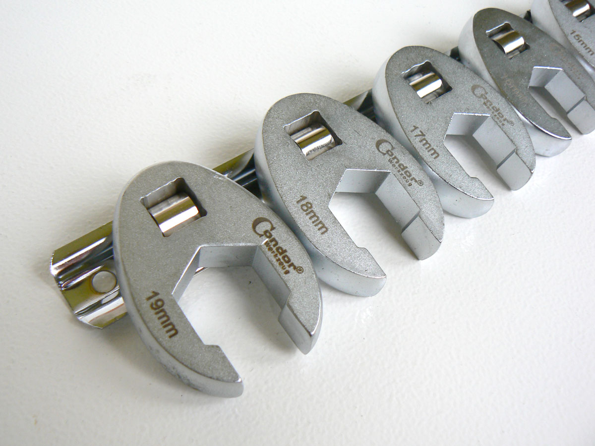 Hlavice 3/8“, klíč otevřený 6 hran 10 - 19 mm, sada 10 dílů, Condor Werkzeug