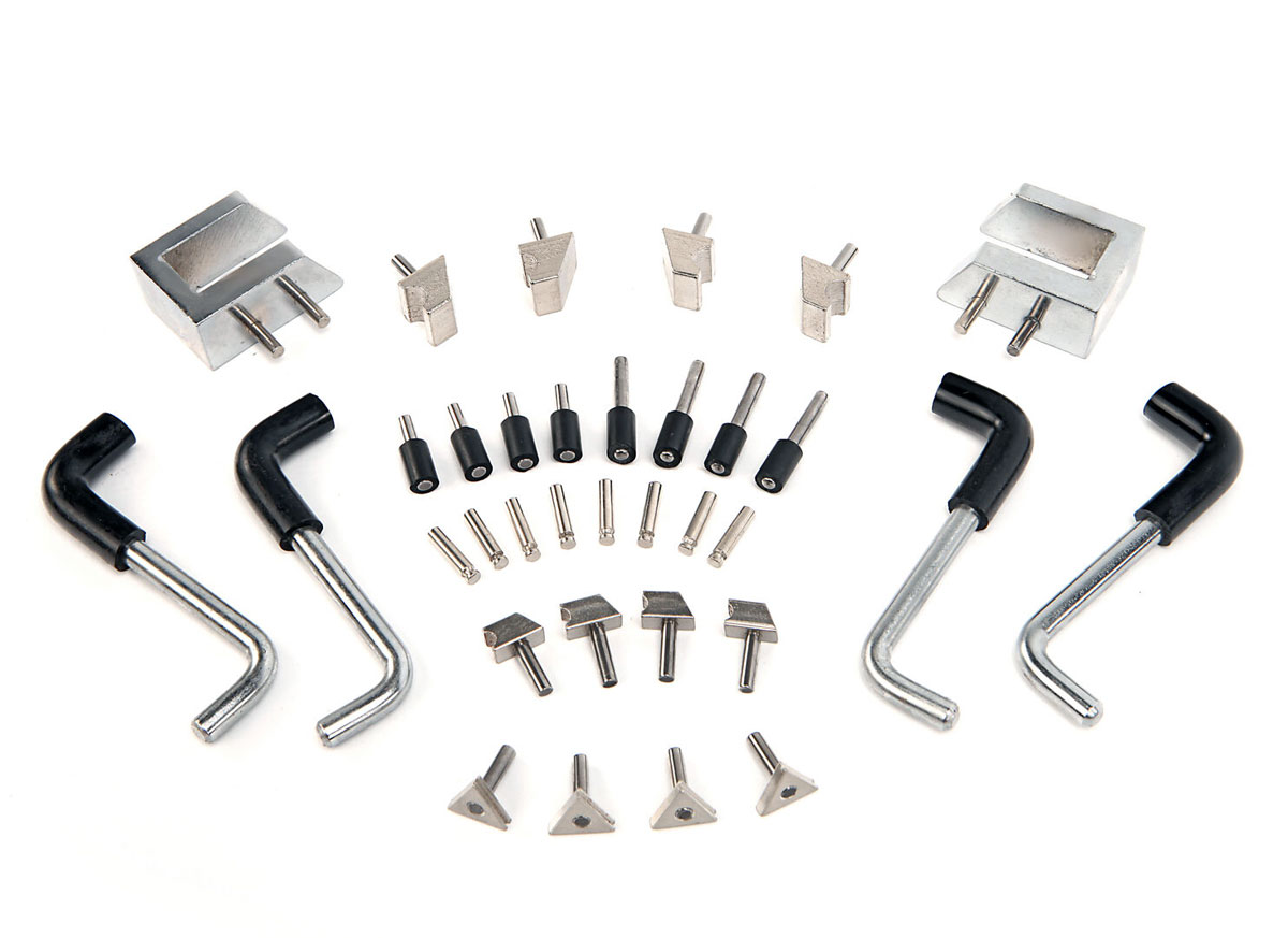 Držák pro gravírování s naklápěcí základnou - gravírovací koule, 34 upínacích prvků, 7.5 kg