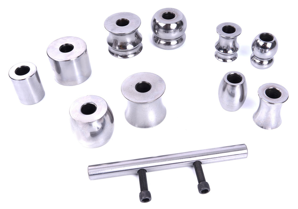 Přípravek na formování a výrobu kovových náramků, sada 10 přípravků