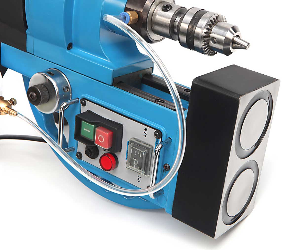 Magnetická vrtačka TrueTech 23 - přenosná vrtačka s magnetickou základnou, 16 kg