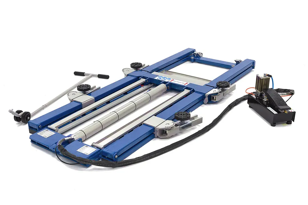 HBM Mobilní 2.5 tunový hydraulicko-pneumatický výškově nastavitelný auto zvedák, 270 kg