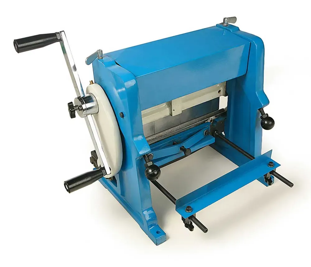Kombinovaný stroj na plech 305 - nůžky-stáčečka-ohýbačka plechu, 3 v 1, 305 mm, 45 kg