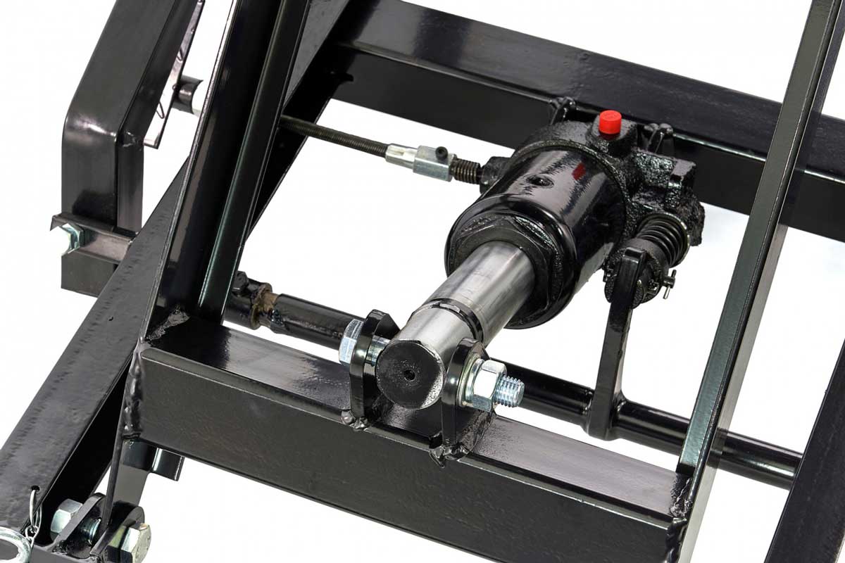 Hydraulický motocyklový zvedák 100, zvednutí až 360 kg, hmotnost 100 kg, černý