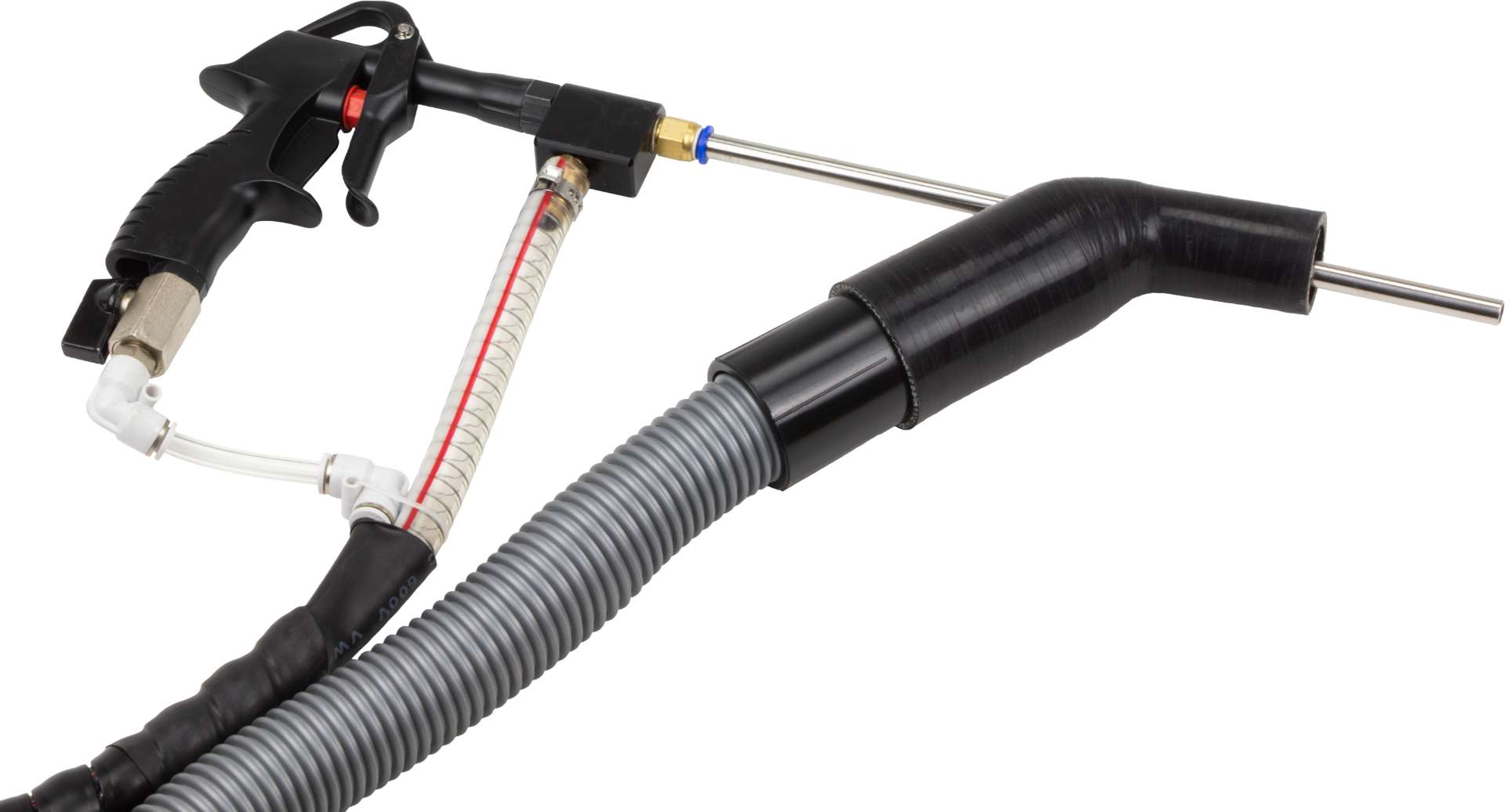 Mobilní čistící / pískovací a odsávací stroj - odstraňovač uhlíkových usazenin "Carbon Crusher ™", Welzh