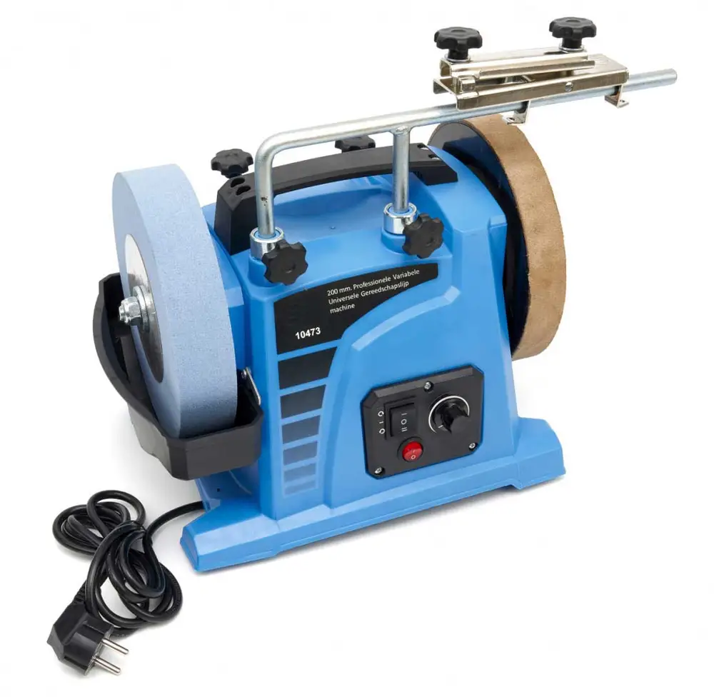 Universální bruska na nože a nástroje, 200 mm, variabilní otáčky, 8 kg