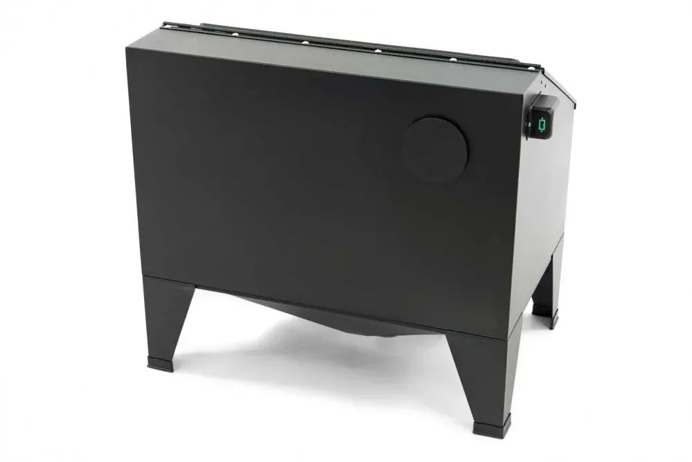 Profesionální pískovací box SBC 190 - kabina pro tryskání (pískovačka), čelní kryt s plynovými vzpěrami