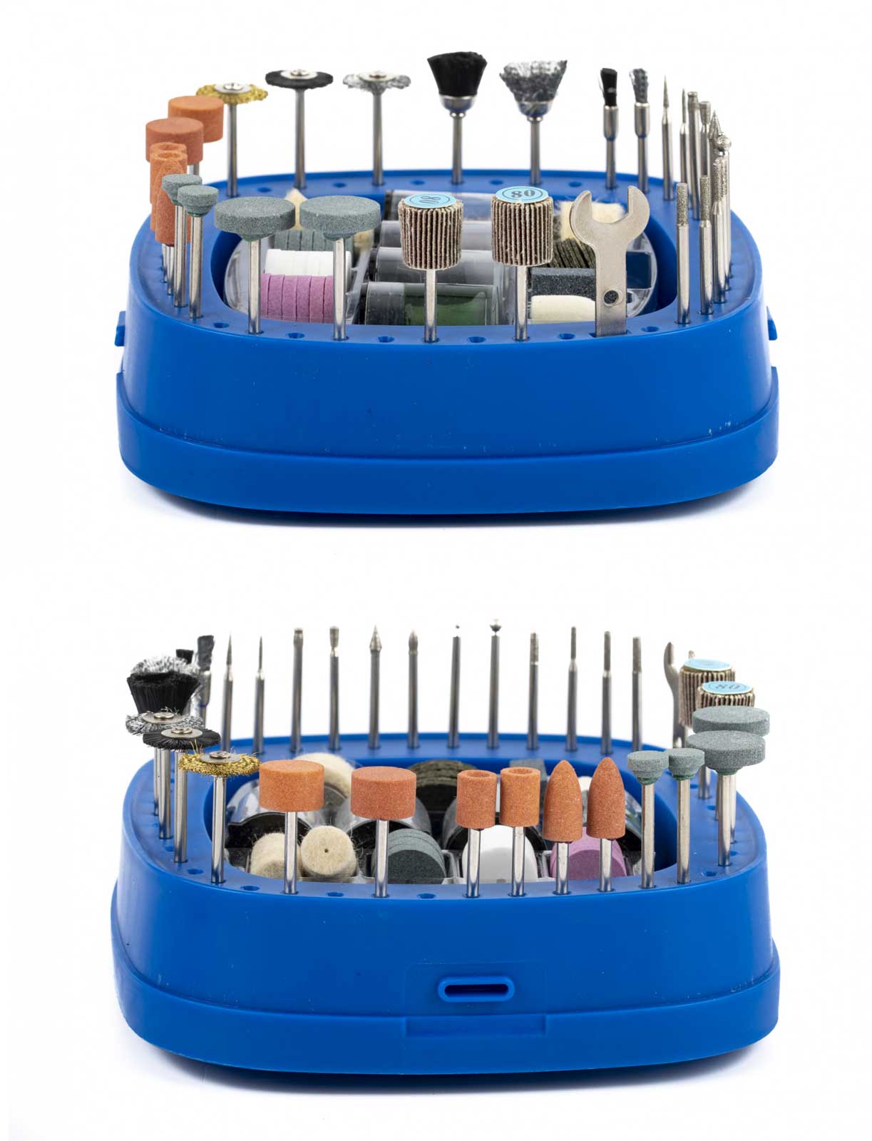 Sada brusných a leštících tělísek se stopkou 3 mm, 276 dílů